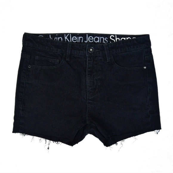 Calvin Klein Jean Short Cut-Offs - Picture 1 of 6